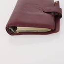 BURBERRY Nova Check Clutch Bag Canvas Leather 3 Set Beige Red Auth mr2263-12