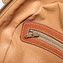 CELINE Macadam Canvas Hand Bag PVC Leather Brown Gold Auth mr2265-20