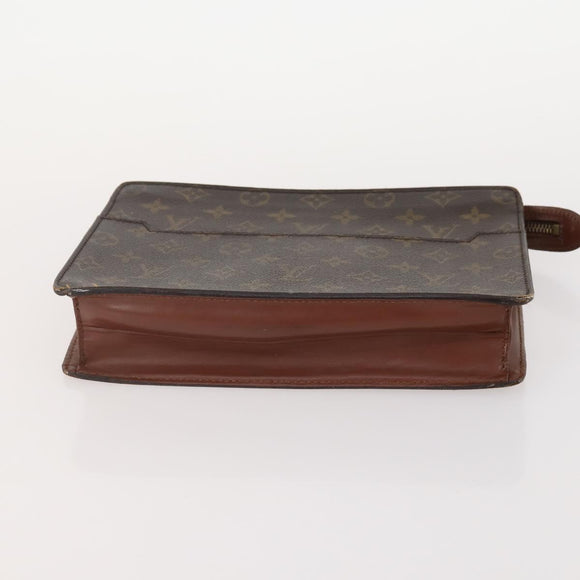 LOUIS VUITTON Monogram Clutch Bag 2 Set LV Auth mr2266