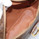 CELINE Macadam Canvas Umhängetasche PVC Leder Braun Gold Auth mr2269A-11