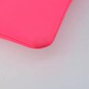 HERMES Neovan GM Clutch Bag Nylon Pink Auth mr2271A-15