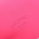 HERMES Neovan GM Clutch Bag Nylon Pink Auth mr2271A-9