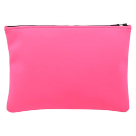 HERMES Neovan GM Clutch Bag Nylon Pink Auth mr2271A - 0