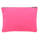 HERMES Neovan GM Clutch Bag Nylon Pink Auth mr2271A-2