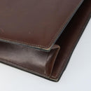 Christian Dior Umhängetasche Leder Braun Gold Auth mr2273-15