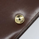 Christian Dior Umhängetasche Leder Braun Gold Auth mr2273-18