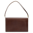 Christian Dior Umhängetasche Leder Braun Gold Auth mr2273-2