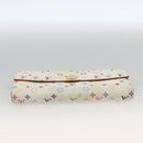 LOUIS VUITTON Monogram Multicolor Wallet 2 Set White LV Auth mr2274-14