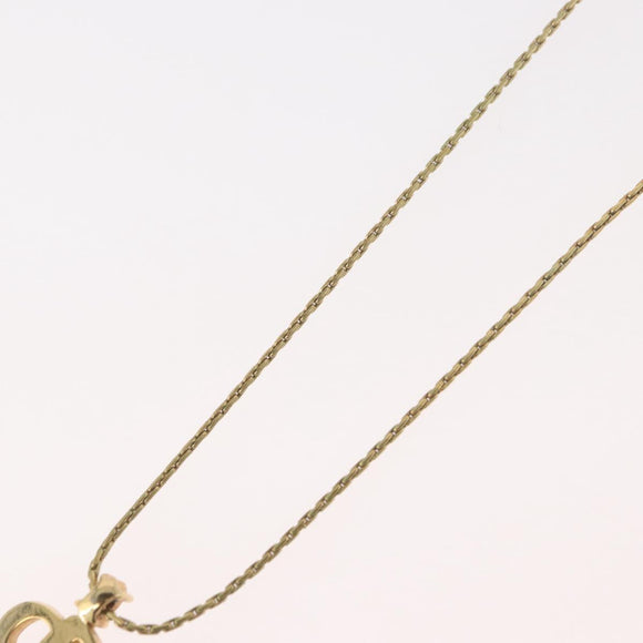 Christian Dior Necklace metal Gold Auth mr2275