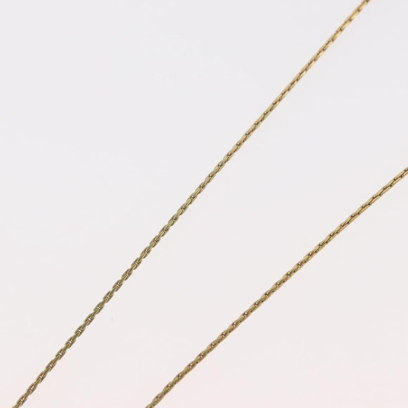 Christian Dior Necklace metal Gold Auth mr2275