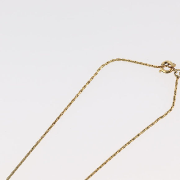 Christian Dior Necklace metal Gold Auth mr2275
