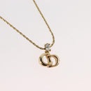 Christian Dior Necklace metal Gold Auth mr2275-3