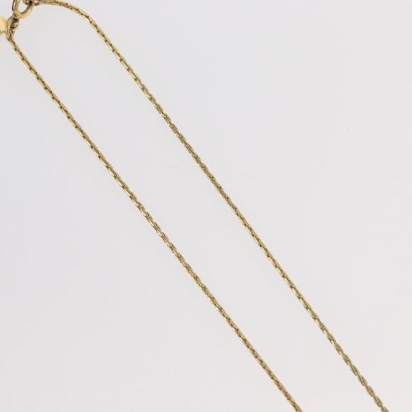 Christian Dior Necklace metal Gold Auth mr2275