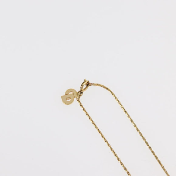 Christian Dior Necklace metal Gold Auth mr2275