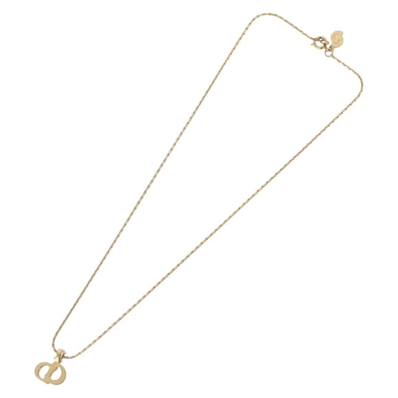 Christian Dior Necklace metal Gold Auth mr2275