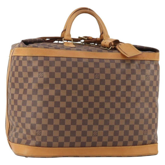 LOUIS VUITTON Damier Ebene 45 Boston Bag 100th Anniversary N41160 LV Auth mr2279