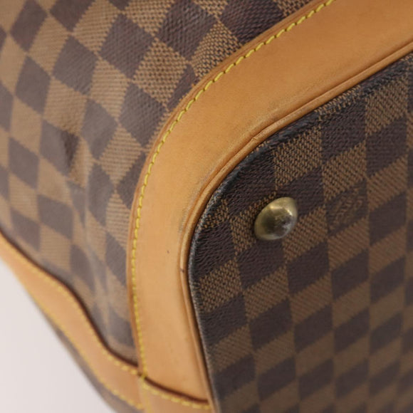 LOUIS VUITTON Damier Ebene 45 Boston Bag 100th Anniversary N41160 LV Auth mr2279