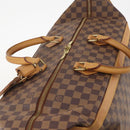 LOUIS VUITTON Damier Ebene 45 Boston Bag 100th Anniversary N41160 LV Auth mr2279-8