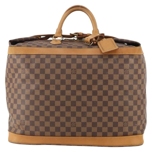 LOUIS VUITTON Damier Ebene 45 Boston Bag 100th Anniversary N41160 LV Auth mr2279