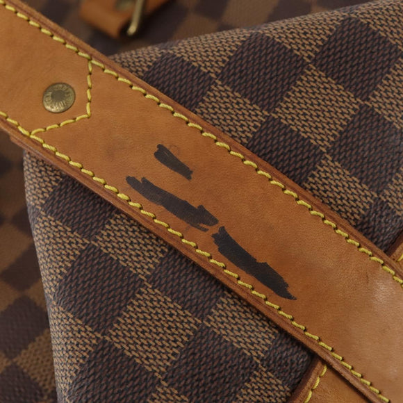 LOUIS VUITTON Damier Ebene 45 Boston Bag 100th Anniversary N41160 LV Auth mr2279