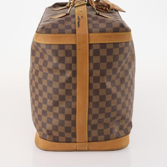 LOUIS VUITTON Damier Ebene 45 Boston Bag 100th Anniversary N41160 LV Auth mr2279