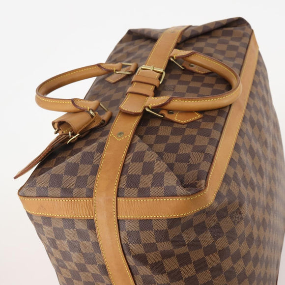 LOUIS VUITTON Damier Ebene 45 Boston Bag 100th Anniversary N41160 LV Auth mr2279