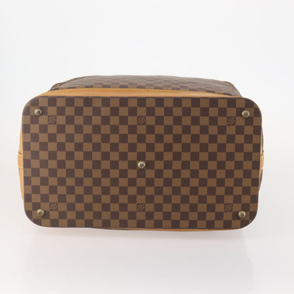 LOUIS VUITTON Damier Ebene 45 Boston Bag 100th Anniversary N41160 LV Auth mr2279