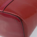 GUCCI Micro GG Canvas Tote Bag PVC Red Gold 309613 Auth mr2281-9