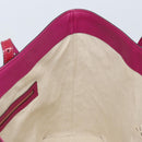 GUCCI Micro GG Canvas Tote Bag PVC Red Gold 309613 Auth mr2281-18