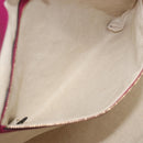 GUCCI Micro GG Canvas Tote Bag PVC Red Gold 309613 Auth mr2281-21
