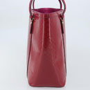 GUCCI Micro GG Canvas Tote Bag PVC Red Gold 309613 Auth mr2281-3