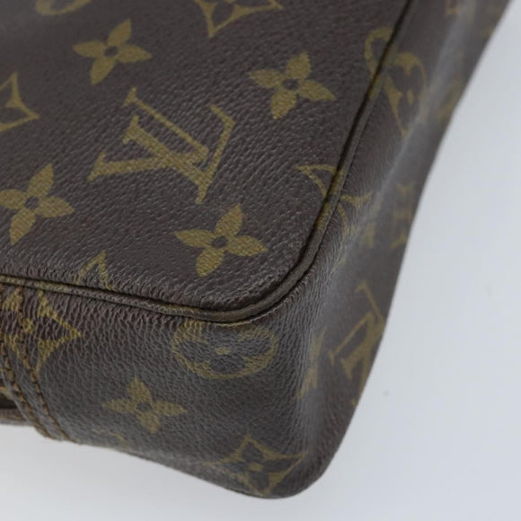 LOUIS VUITTON Monogram Trousse Toilette 23 Clutch Bag M47524 LV Auth mr2282