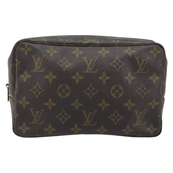 LOUIS VUITTON Monogram Trousse Toilette 23 Clutch Bag M47524 LV Auth mr2282