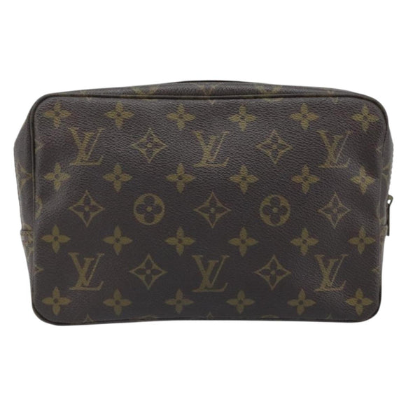 LOUIS VUITTON Monogram Trousse Toilette 23 Clutch Bag M47524 LV Auth mr2282
