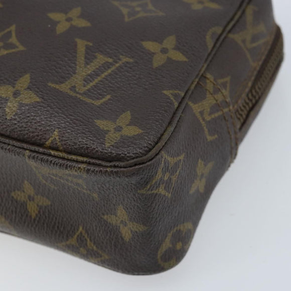 LOUIS VUITTON Monogram Trousse Toilette 23 Clutch Bag M47524 LV Auth mr2282