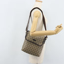 GUCCI GG Supreme Shoulder Bag PVC Gold Beige 223666 Auth mr2283-22