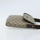 GUCCI GG Supreme Shoulder Bag PVC Gold Beige 223666 Auth mr2283-4