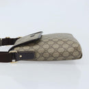 GUCCI GG Supreme Shoulder Bag PVC Gold Beige 223666 Auth mr2283-5