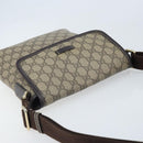 GUCCI GG Supreme Shoulder Bag PVC Gold Beige 223666 Auth mr2283-6
