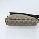 GUCCI GG Supreme Shoulder Bag PVC Gold Beige 223666 Auth mr2283-9