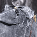 BOTTEGA VENETA INTRECCIATO Hand Bag Leather 2way Black Gold Auth mr2284-20