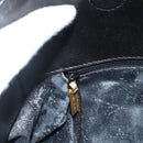 BOTTEGA VENETA INTRECCIATO Handtas Leer 2way Zwart Goud Auth mr2284-22