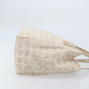 CHANEL Travel Line Tote Bag Nylon Pink Gold CC Auth mr2285-3