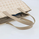 CHANEL Travel Line Tote Bag Nylon Pink Gold CC Auth mr2285-7