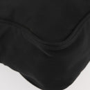PRADA Umhängetasche Nylon Schwarz Silber Auth mr2288-14