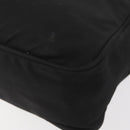 PRADA Umhängetasche Nylon Schwarz Silber Auth mr2288-17