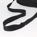 PRADA Umhängetasche Nylon Schwarz Silber Auth mr2288-7