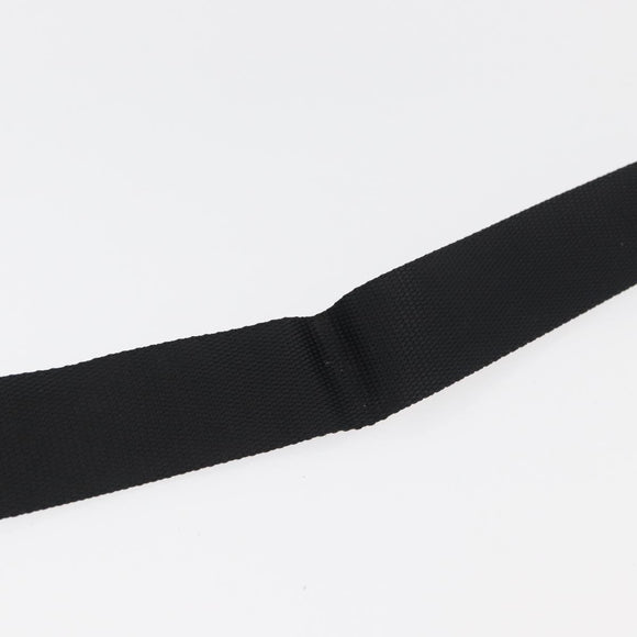 PRADA Umhängetasche Nylon Schwarz Silber Auth mr2288
