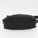 PRADA Umhängetasche Nylon Schwarz Silber Auth mr2288-5