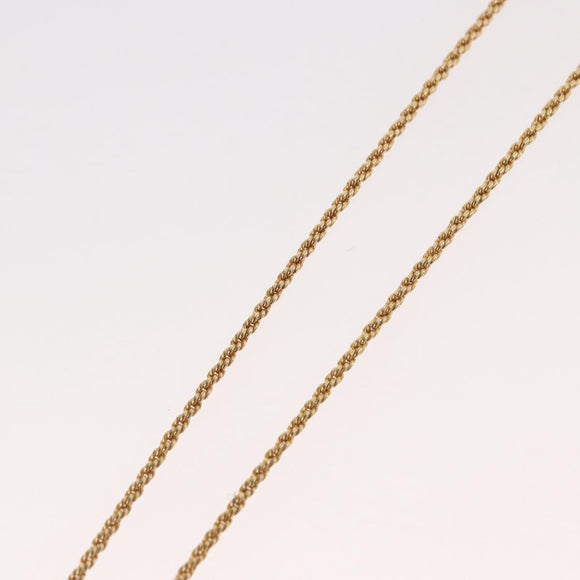Christian Dior Necklace metal Gold Auth mr2291